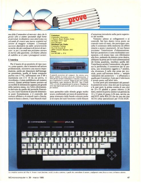 Commodore Plus/4 - digiTANTO.it