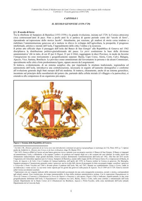 11. Il Mediterraneo dei Lumi - Testo - F. Dal Passo.pdf - Sapienza ...