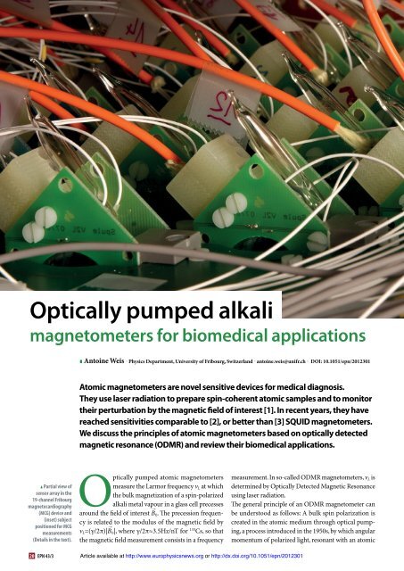 Optically Pumped Magnetometer Systems – IVEWAP