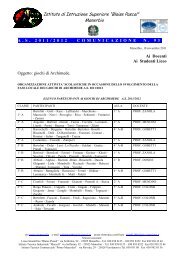 Olimpiadi della Matematica - Liceo - Istituto Pascal