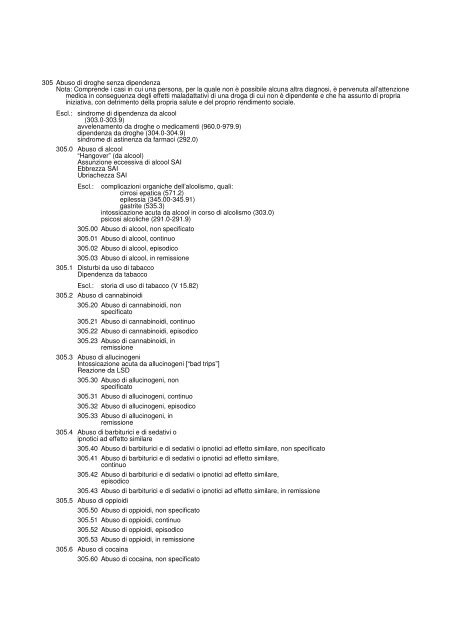 1. MALATTIE INFETTIVE E PARASSITARIE (001-139)