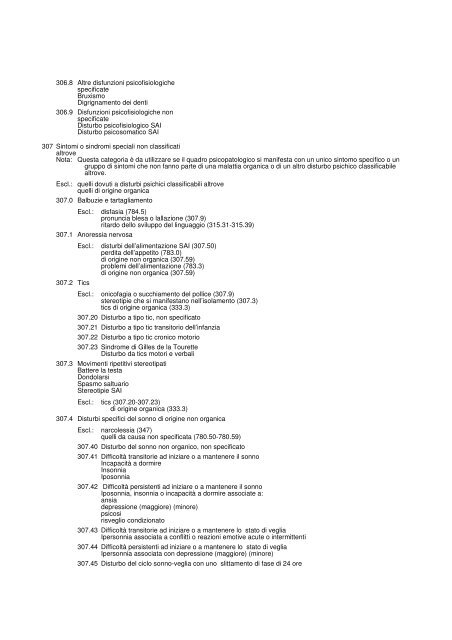 1. MALATTIE INFETTIVE E PARASSITARIE (001-139)