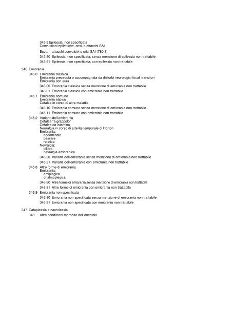 1. MALATTIE INFETTIVE E PARASSITARIE (001-139)