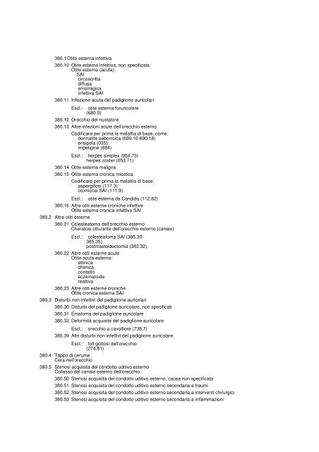 1. MALATTIE INFETTIVE E PARASSITARIE (001-139)