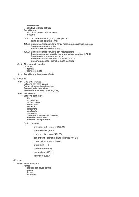 1. MALATTIE INFETTIVE E PARASSITARIE (001-139)