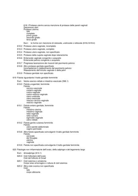 1. MALATTIE INFETTIVE E PARASSITARIE (001-139)