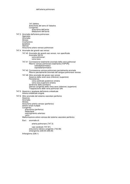 1. MALATTIE INFETTIVE E PARASSITARIE (001-139)