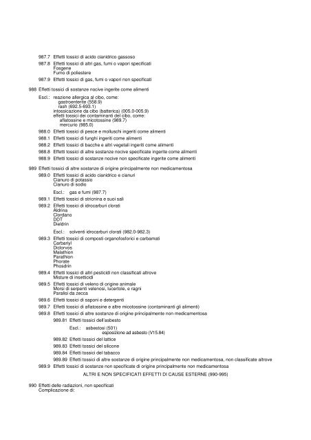 1. MALATTIE INFETTIVE E PARASSITARIE (001-139)