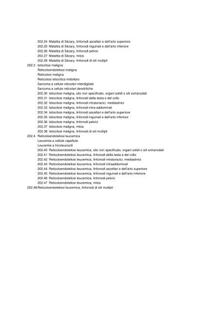 1. MALATTIE INFETTIVE E PARASSITARIE (001-139)