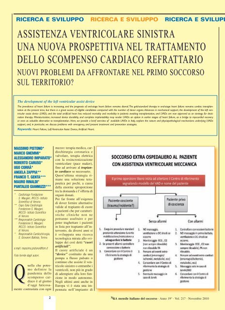 Scarica e Leggi la Rivista N&A - Progetto Ictus