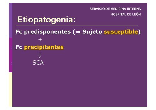 SÍNDROME CONFUSIONAL AGUDO - Servicio de Medicina Interna ...