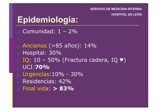 SÍNDROME CONFUSIONAL AGUDO - Servicio de Medicina Interna ...