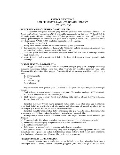 Proses Terjadinya Gg Jiwa