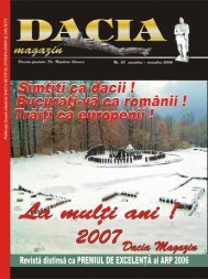 noiembrie-decembrie 2006 - Dacia.org