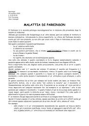 MALATTIA DI PARKINSON