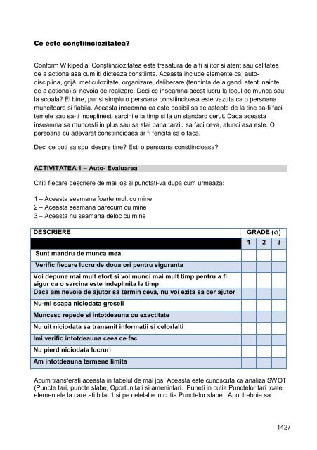 Teaching and Assessing Soft Skills - MASS - Measuring and ...