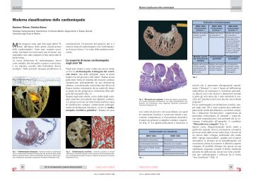 Moderna classificazione delle cardiomiopatie - sicoa