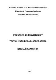 Norma de E.D.A - Ministerio de Salud de la Provincia de Buenos Aires