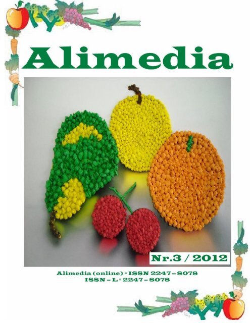 Revista Alimedia Nr 3 Colegiul Tehnic Transilvania