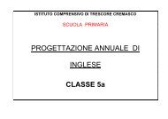 PROGETTAZIONE DI CLASSE 2^ LINGUA INGLESE - Istituto ...