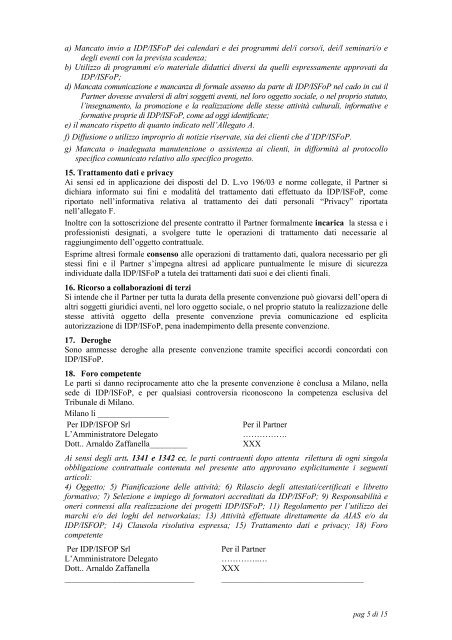 Dichiarazione d'interesse a istituire il Punto AIAS ISFoP Forma (PAIF)