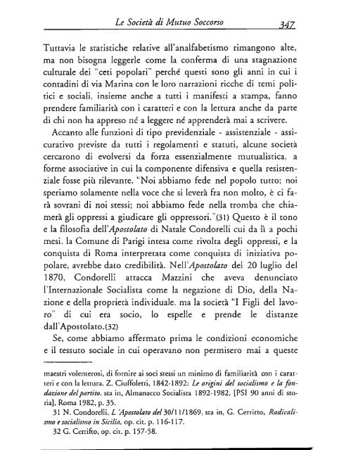 Laudani C., Le società di Mutuo Soccorso a Catania e Provincia nel ...