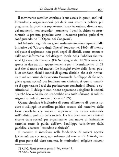 Laudani C., Le società di Mutuo Soccorso a Catania e Provincia nel ...