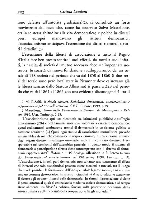 Laudani C., Le società di Mutuo Soccorso a Catania e Provincia nel ...