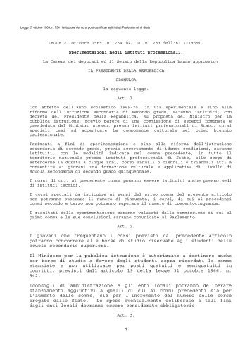 Scarica il testo della legge in formato PDF - Ipsia Moretto