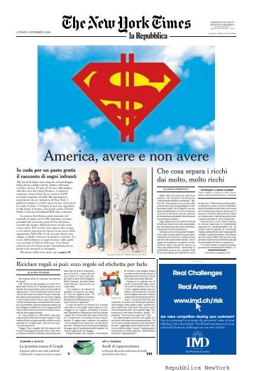 America, avere e non avere - La Repubblica