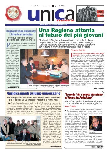 UnicaNews - Università degli studi di Cagliari.