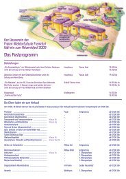 Das Festprogramm - Freie Waldorfschule Frankfurt am Main
