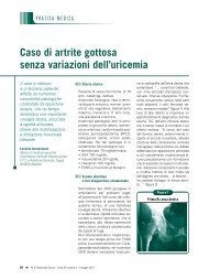 Caso di artrite gottosa senza variazioni dell'uricemia - Passoni Editore