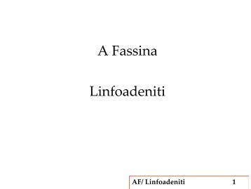 A Fassina Linfoadeniti - Get a Free Blog