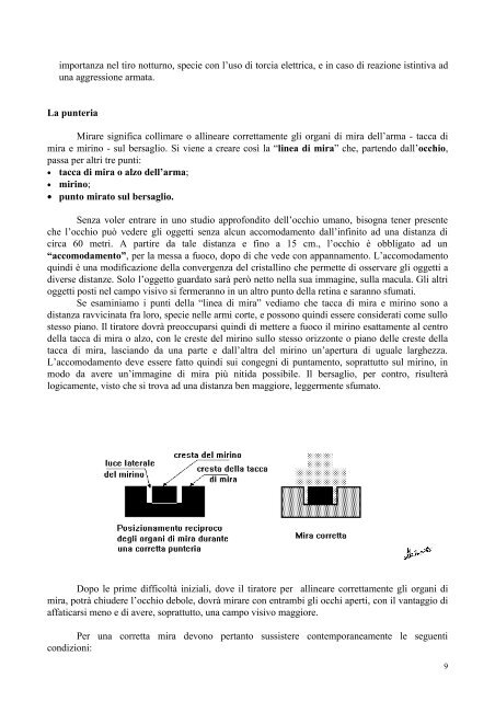 IL TIRO OPERATIVO - Tiro a Segno nazionale - Sezione di Lecce