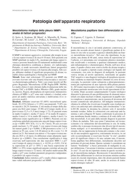 Pathologica 4-07.pdf - Pacini Editore