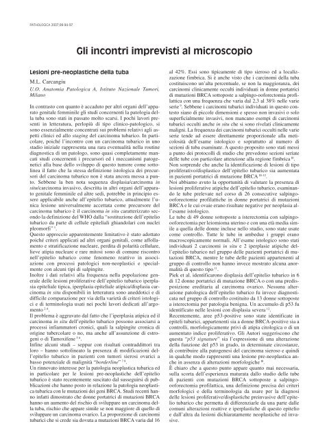 Pathologica 4-07.pdf - Pacini Editore