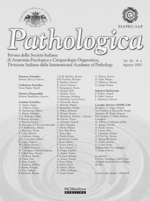 Pathologica 4-07.pdf - Pacini Editore