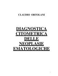 DIAGNOSTICA CITOMETRICA DELLE NEOPLASIE EMATOLOGICHE