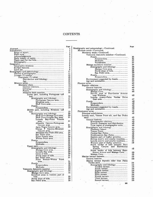 GEOLOGY AND PALEONTOLOGY OF PALOS - Pubs Warehouse