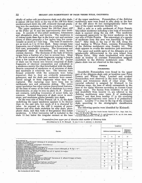 GEOLOGY AND PALEONTOLOGY OF PALOS - Pubs Warehouse