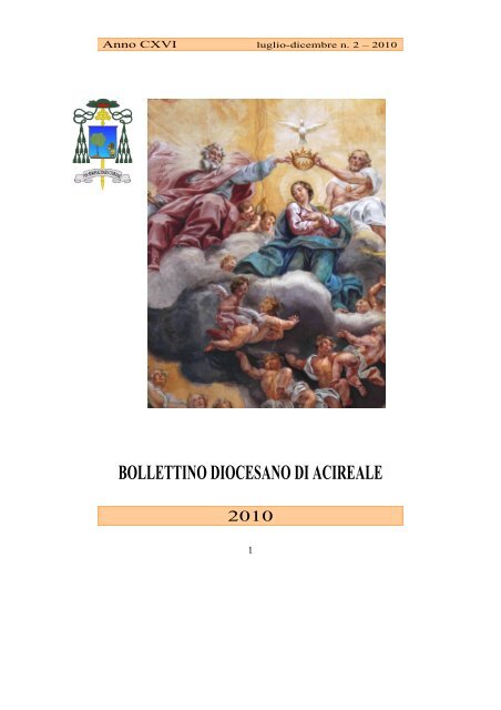 SEMINARIO VESCOVILE DI ACIREALE. GLI INCONTRI DI PREGHIERA MENSILI -  Diocesi di Acireale