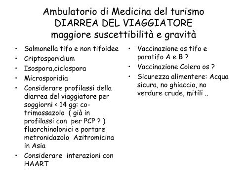 Malattie Tropicali e HIV - Agenzia di Sanità Pubblica della Regione ...