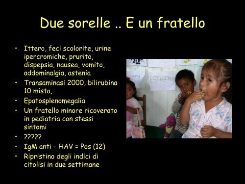 Malattie Tropicali e HIV - Agenzia di Sanità Pubblica della Regione ...