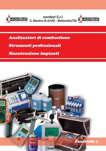 Analizzatori di combustione Strumenti professionali ... - NORDEST Srl