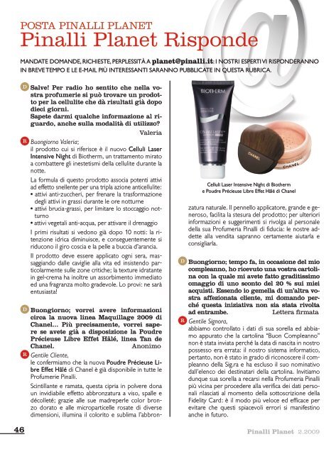 Scarica PDF - Profumerie Pinalli