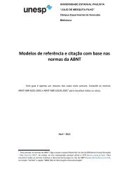 Guia com modelos de referência e citação - Unesp