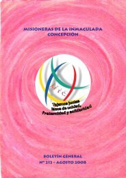 EQUIPOS PROVINCIALES - Misioneras de la Inmaculada Concepción