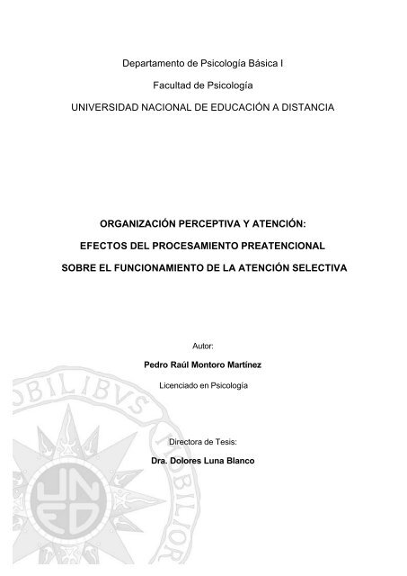 tesis doctoral - e-Spacio - Uned