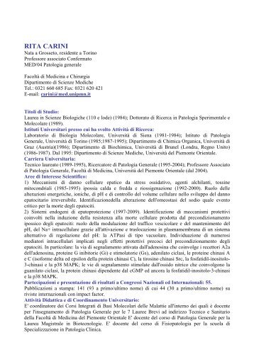 Carini Rita.pdf - Scuola di Medicina